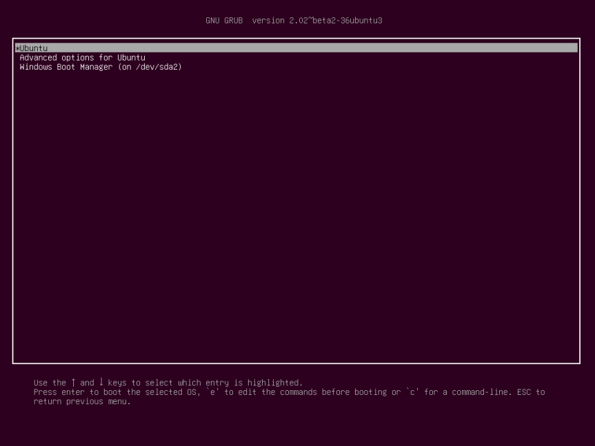 Grub-Menu-Select-Ubuntu-or-Windows-to-Boot